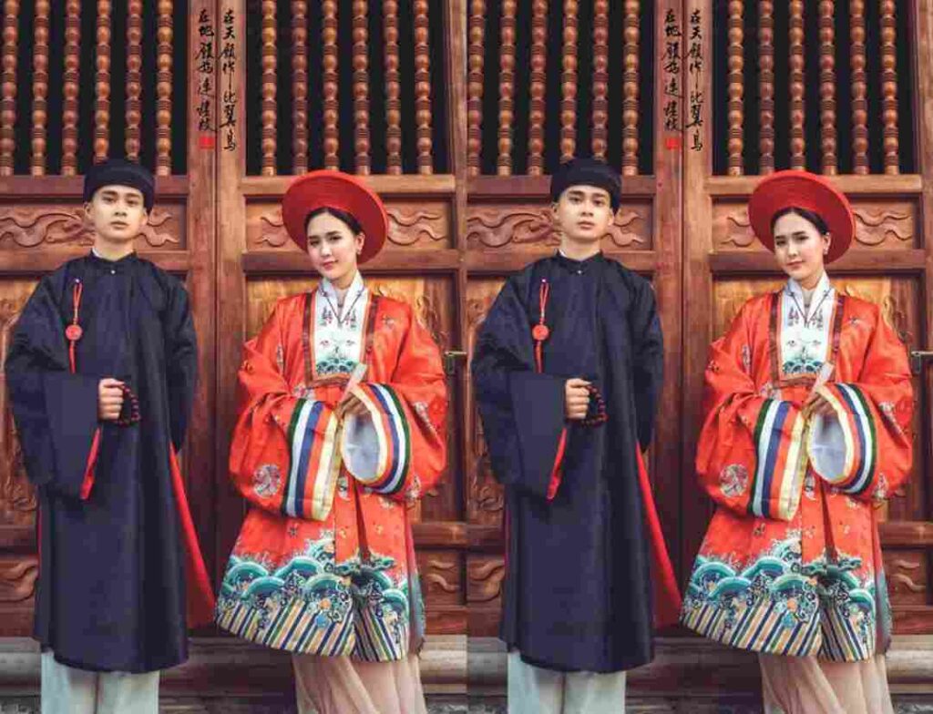 Năm 1807 Áo dài Nhật Bình được quy định là thương phục của phi tần