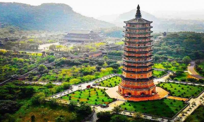 Kỷ lục về bảo tháp mà chùa Bái Đính đã lập nên