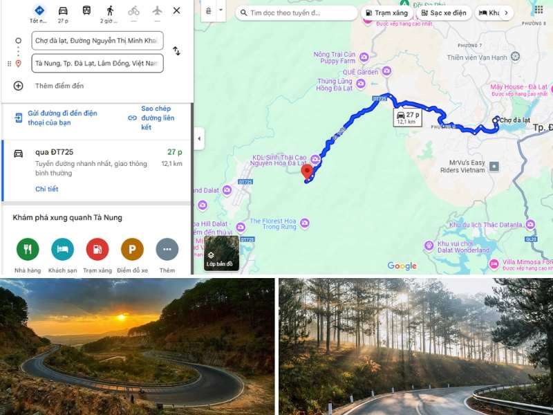 Đường đi khá dễ theo google map nếu bạn không rành đường