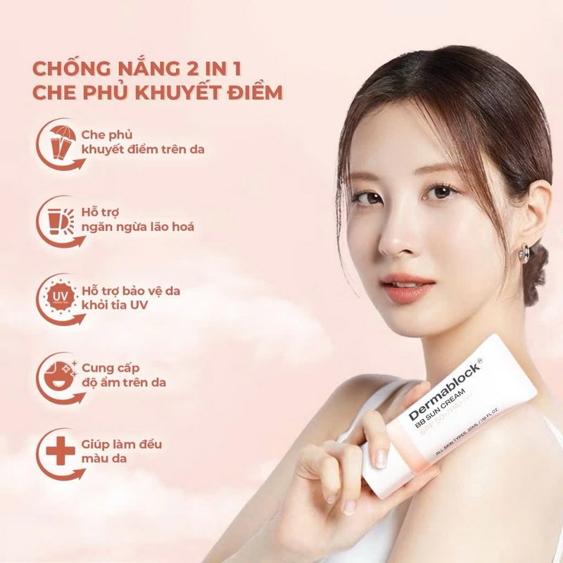 Kem Chống Nắng Dermablock Sun Cream SPF 50+ PA ++++